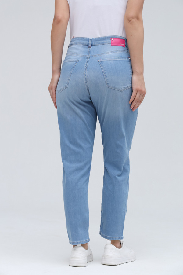 Классические джинсы Ppep, размер 42, цвет голубой - фото 4