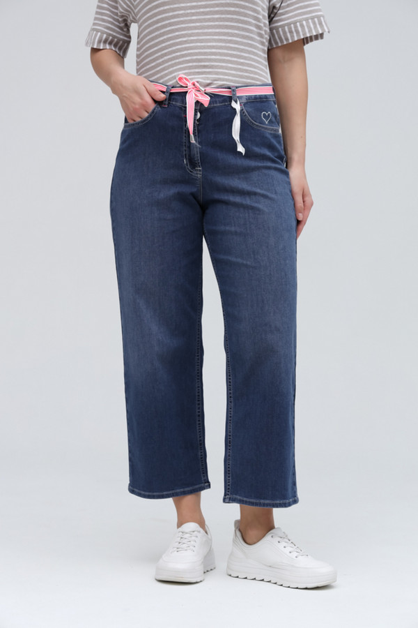 Классические джинсы Ppep, размер 46, цвет синий - фото 1