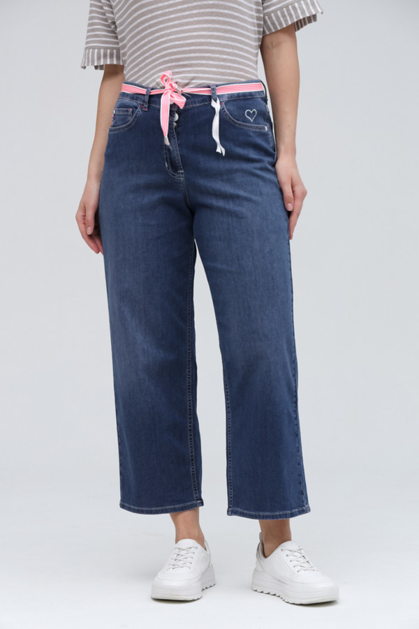 Классические джинсы Ppep, размер 46, цвет синий - фото 3