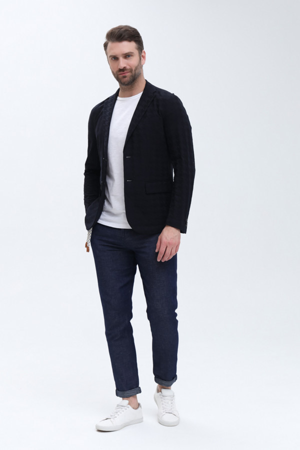 Пиджак Emporio Armani, размер 56, цвет чёрный - фото 2