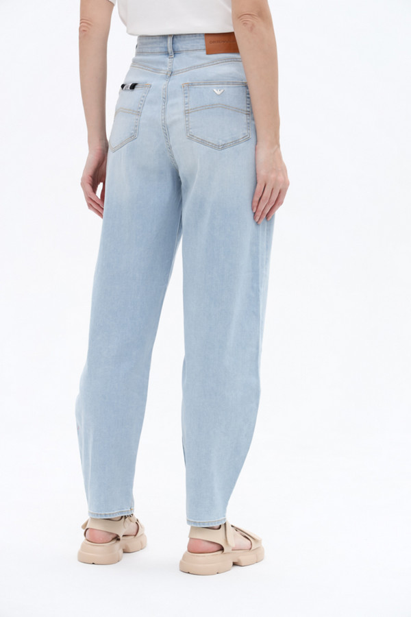 Модные джинсы Emporio Armani, размер 44-46(L32), цвет голубой - фото 4