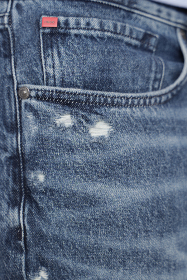 Классические джинсы Hugo, размер 46-48(L34), цвет синий - фото 7