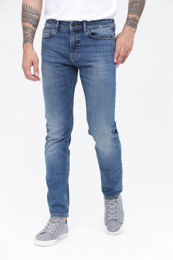Классические джинсы Boss Orange, размер 50(L34), цвет синий