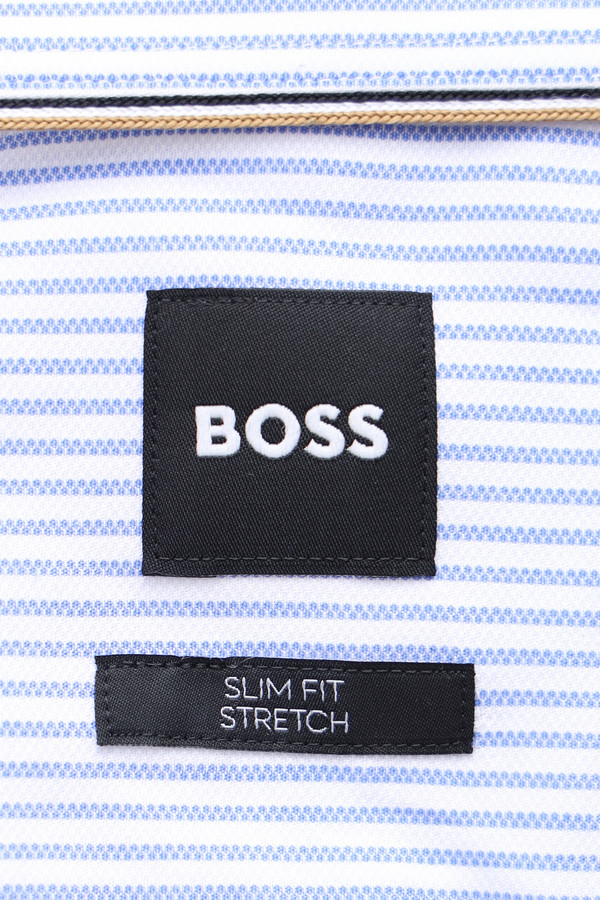 Рубашка Boss Black, размер 40, цвет голубой - фото 5