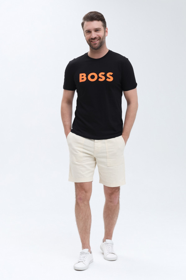 Футболкa Boss Orange, размер 56, цвет чёрный - фото 2