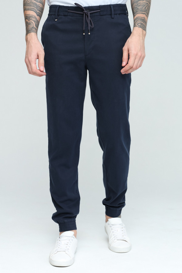 Спортивные брюки Boss Black, размер 56, цвет синий - фото 1