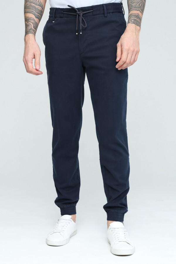 Спортивные брюки Boss Black, размер 56, цвет синий - фото 3