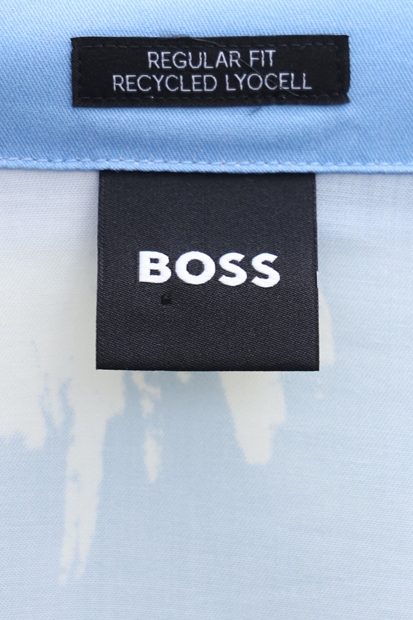 Мужские рубашки с коротким рукавом Boss Black