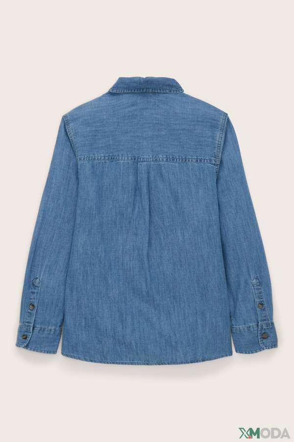 Рубашка Tom Tailor, размер 46-176, цвет синий - фото 2