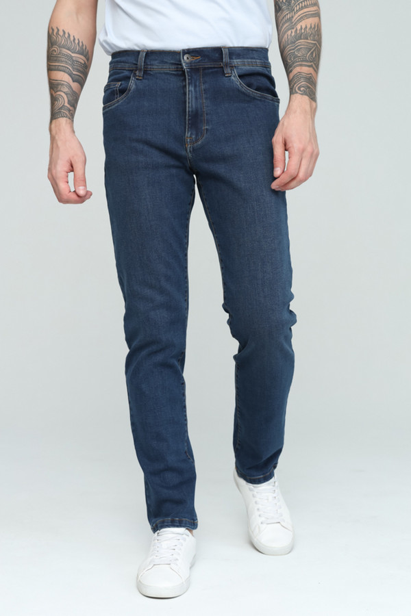 Классические джинсы Sea Barrier, размер 56, цвет синий