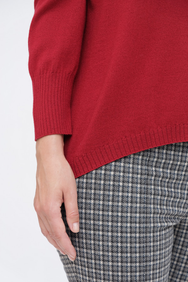Пуловер Pezzo, размер 52, цвет бордовый - фото 7