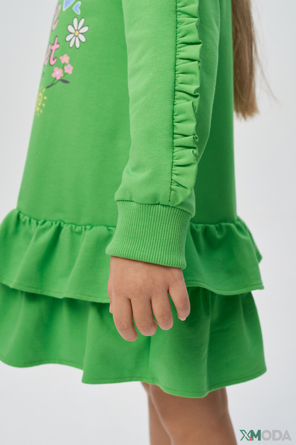 Платье Choupette, размер 30-122, цвет зелёный - фото 5