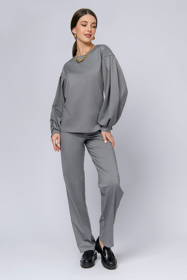 Брюки 1001 DRESS, размер 48, цвет серый - фото 1