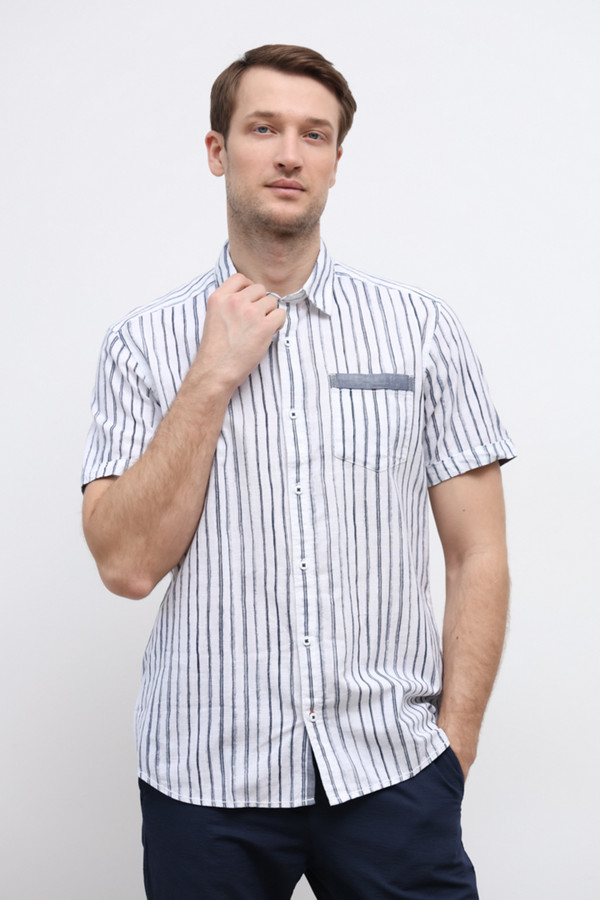 Мужские рубашки с коротким рукавом Pioneer, размер 46-48, цвет разноцветный - фото 1