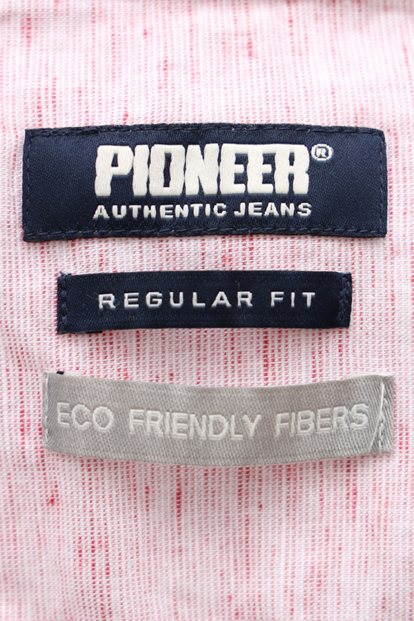 Мужские рубашки с коротким рукавом Pioneer, размер 46-48, цвет розовый - фото 6