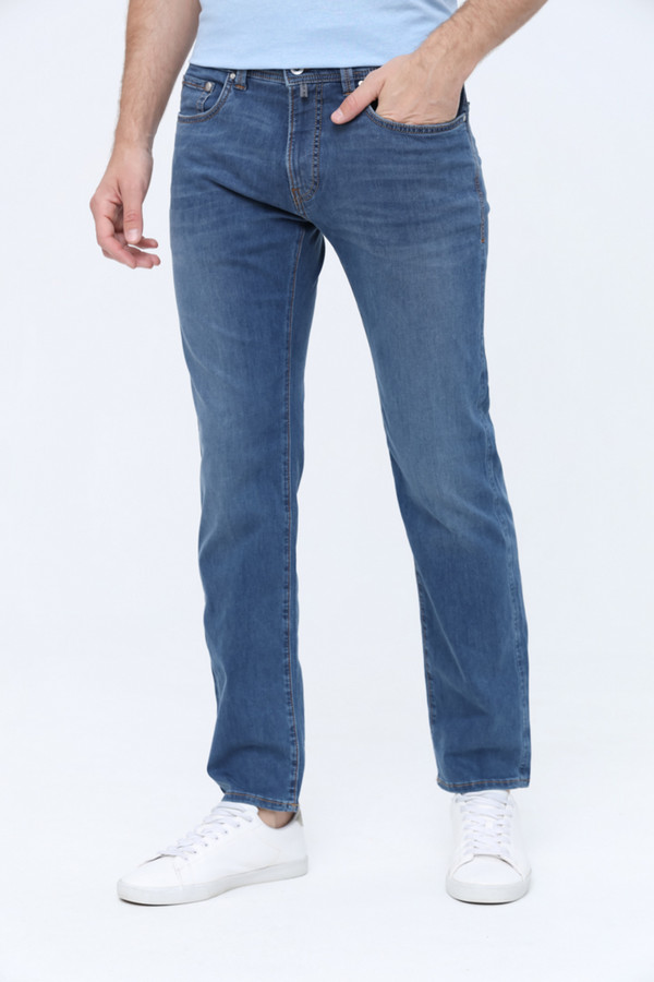 Классические джинсы Pierre Cardin синего цвета