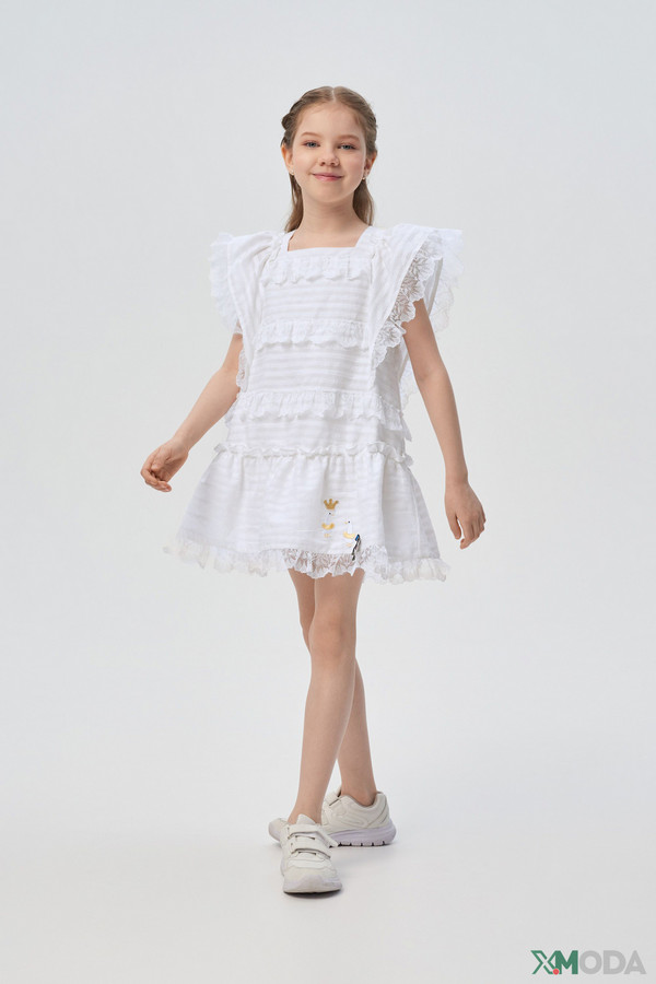 Платье Choupette, размер 28-104, цвет белый