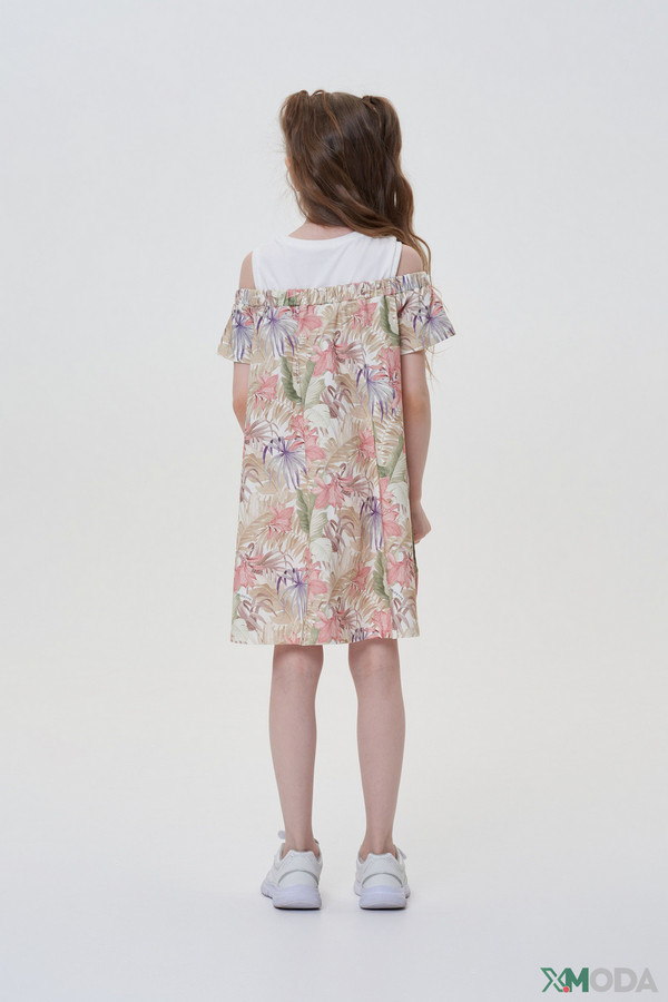 Платье Choupette, размер 34-134, цвет разноцветный - фото 3