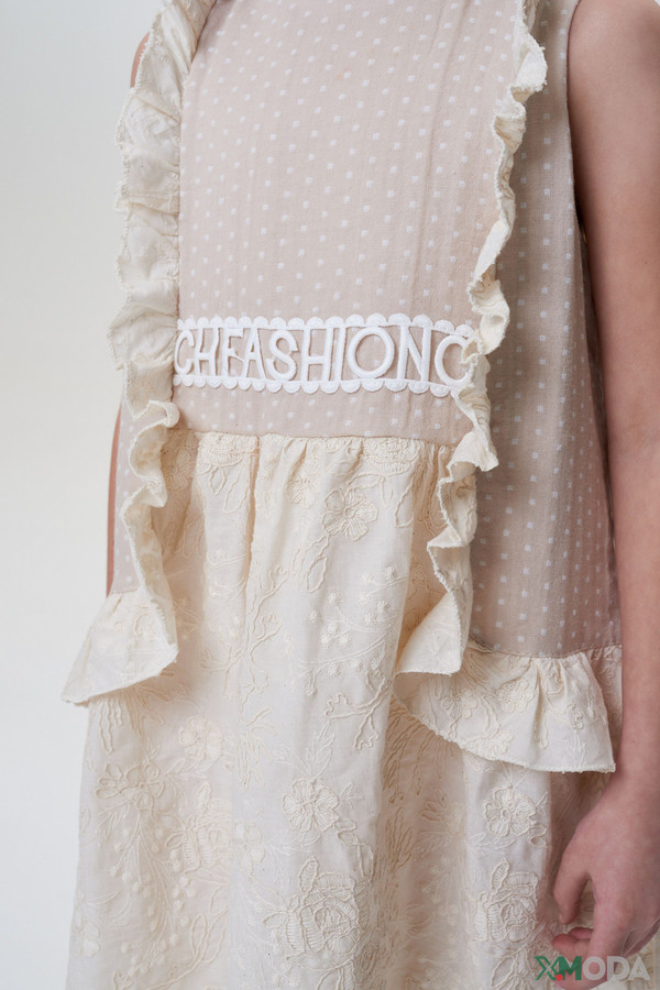Платье Choupette, размер 28-110, цвет бежевый - фото 4