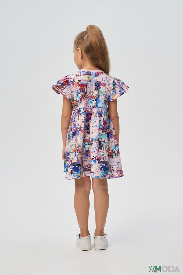 Платье Choupette, размер 28-110, цвет разноцветный - фото 3