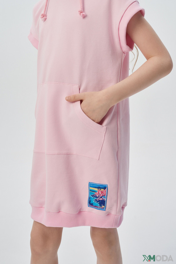 Платье Choupette, размер 38-146, цвет розовый - фото 5