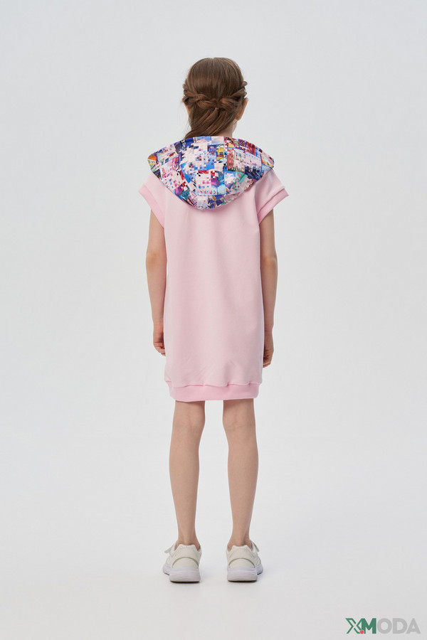 Платье Choupette, размер 38-146, цвет розовый - фото 3