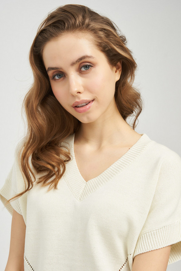 Пуловер VAY, размер 48-50, цвет бежевый - фото 6
