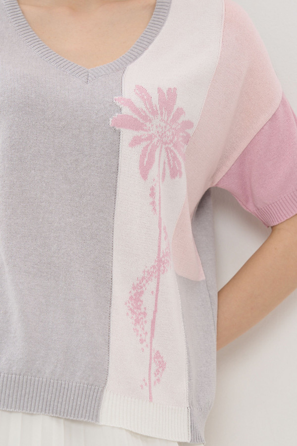 Пуловер VAY, размер 50-52, цвет розовый - фото 5