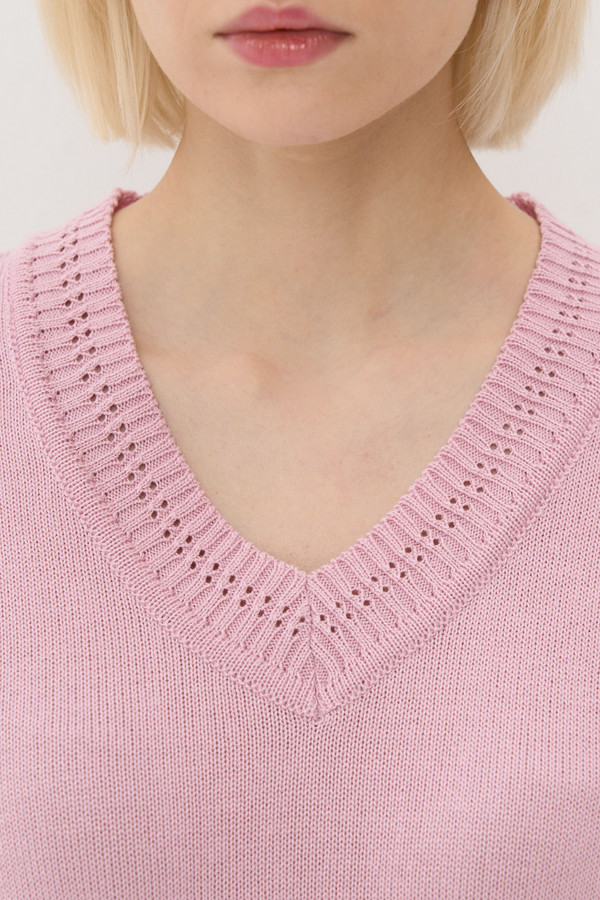 Пуловер VAY, размер 46-48, цвет розовый - фото 7