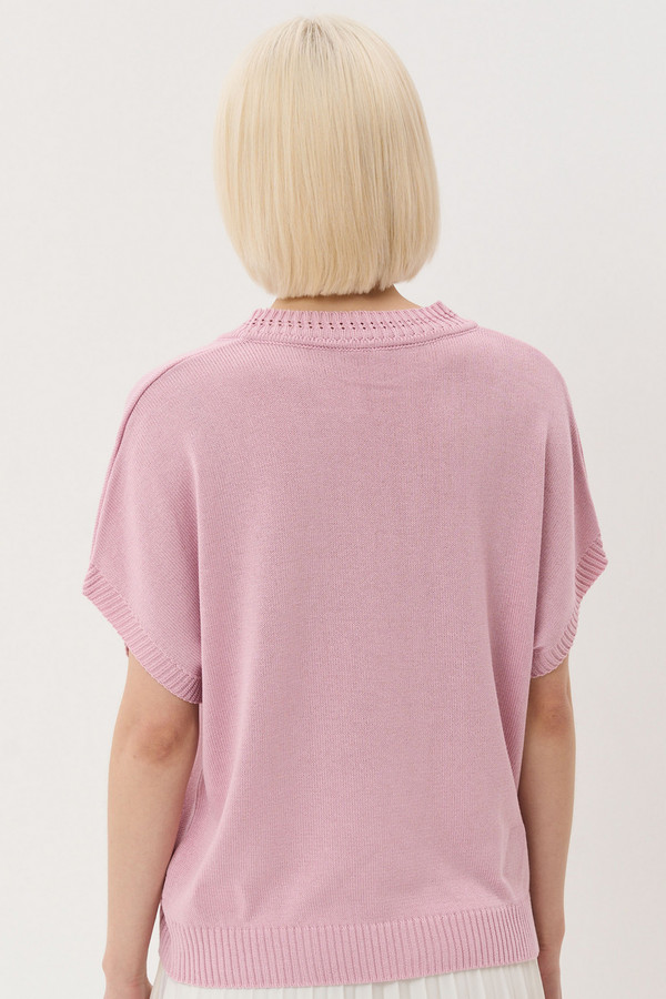 Пуловер VAY, размер 46-48, цвет розовый - фото 6