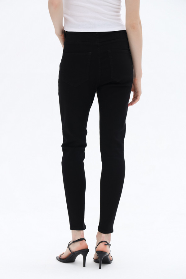 Модные джинсы Alcott, размер 42(L32), цвет чёрный - фото 4