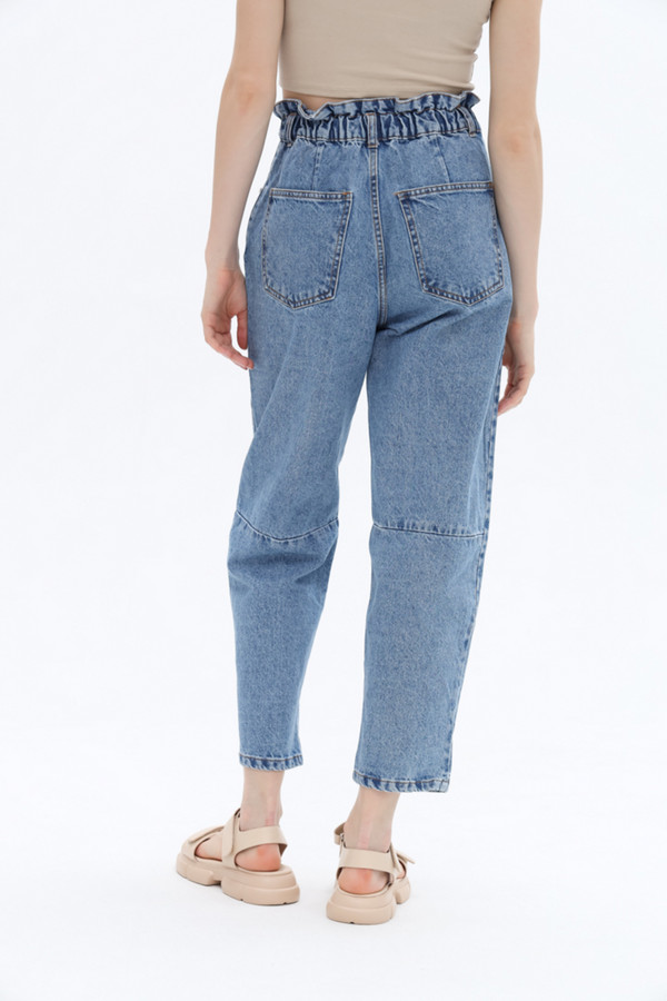 Модные джинсы Alcott, размер 44(L32), цвет синий - фото 5
