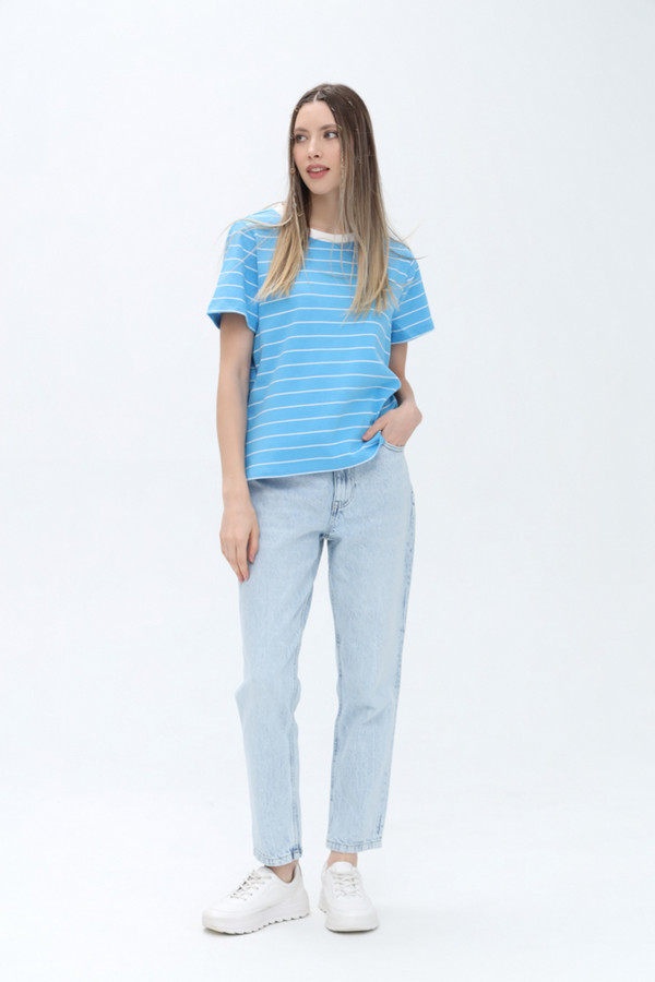 Классические джинсы Alcott, размер 50(L32), цвет голубой - фото 2