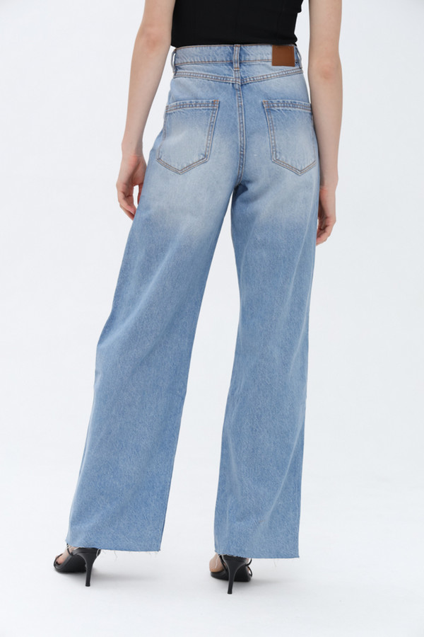 Модные джинсы Alcott, размер 46(L32), цвет синий - фото 5