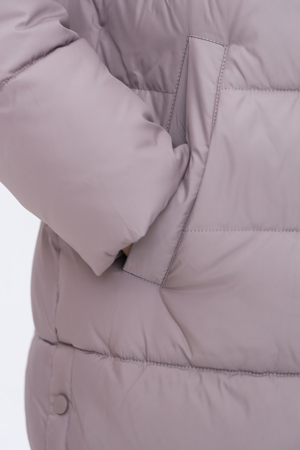 Пальто Pezzo, размер 48, цвет сиреневый - фото 9
