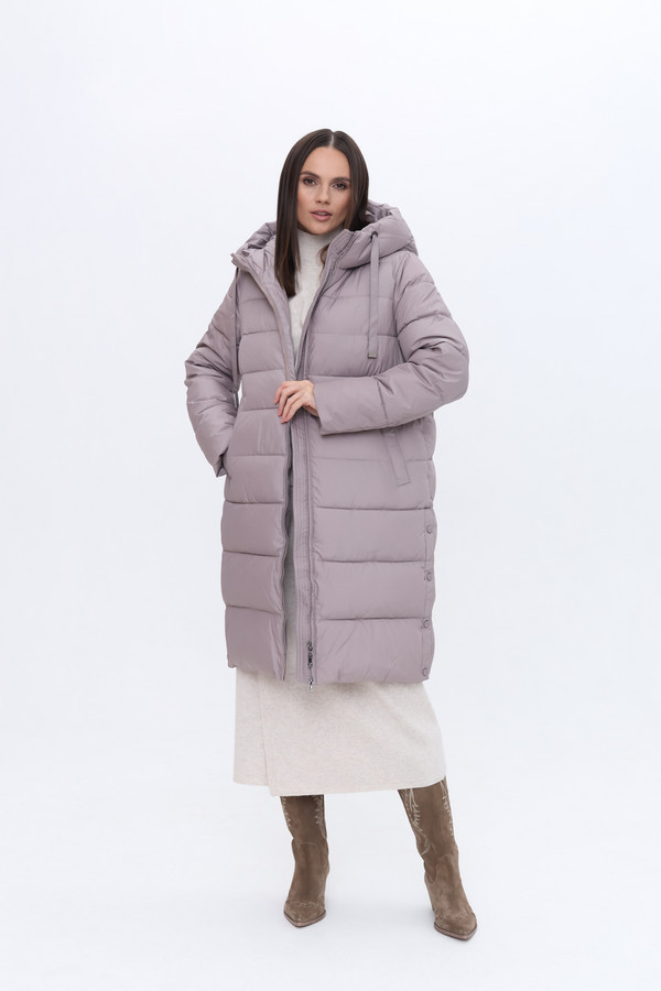 Пальто Pezzo, размер 48, цвет сиреневый - фото 2