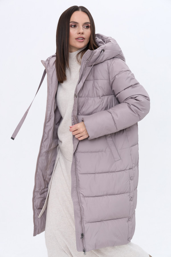 Пальто Pezzo, размер 48, цвет сиреневый - фото 1