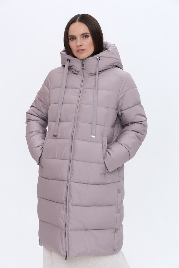 Пальто Pezzo, размер 48, цвет сиреневый - фото 5