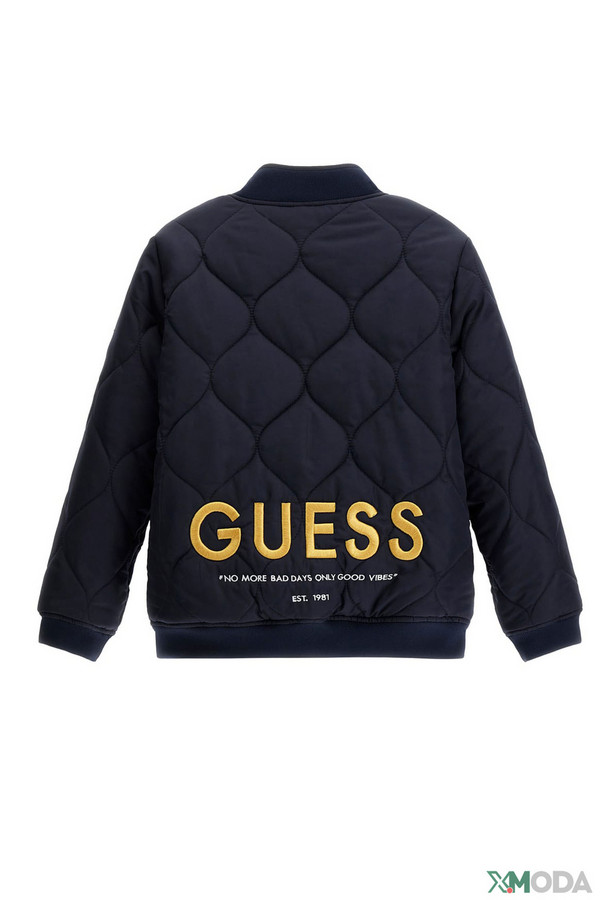 Куртка Guess, размер 40-152, цвет чёрный - фото 2