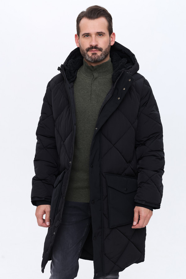 Пальто Strellson, размер 48, цвет чёрный - фото 3
