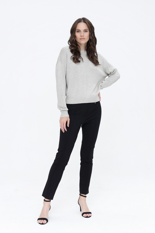 Пуловер Luisa Cerano, размер 42, цвет серебристый - фото 2