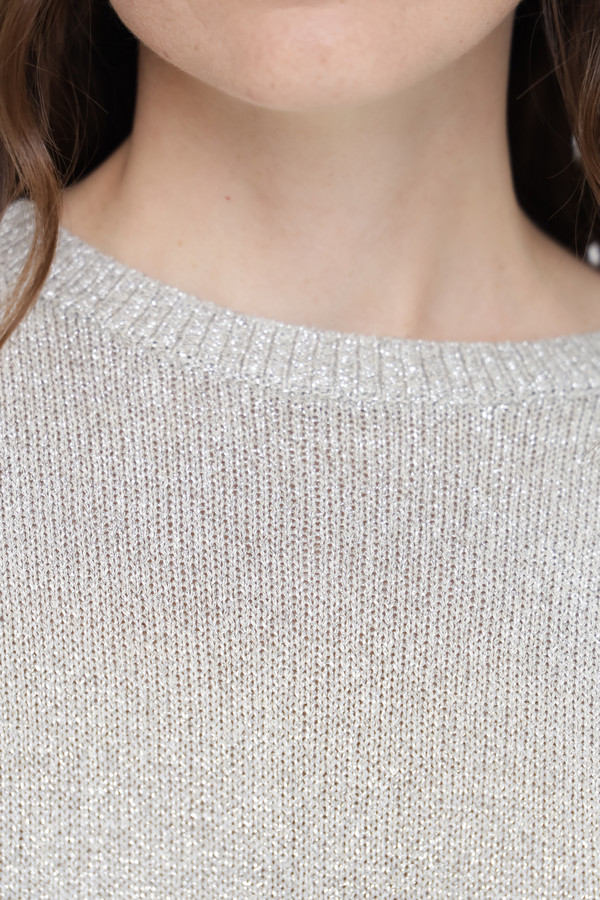 Пуловер Luisa Cerano, размер 42, цвет серебристый - фото 7