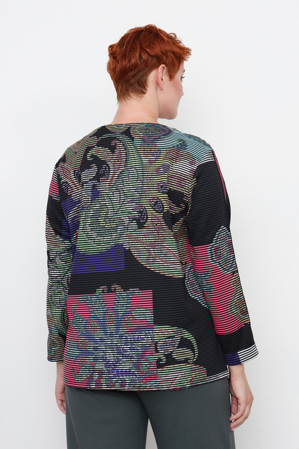 Пуловер Doris Streich, размер 54, цвет разноцветный - фото 4