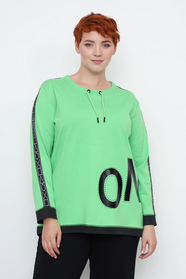 Пуловер Doris Streich, размер 50, цвет зелёный - фото 1