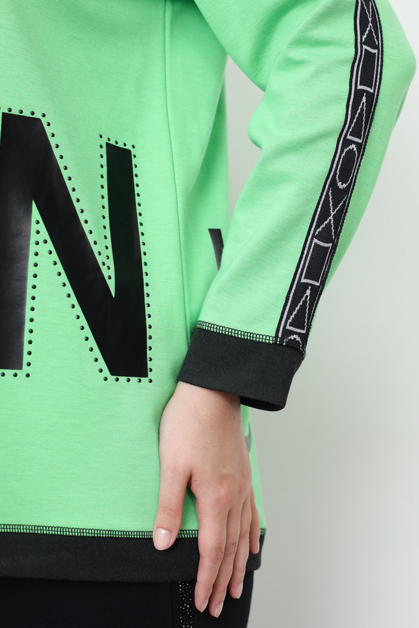 Пуловер Doris Streich, размер 50, цвет зелёный - фото 9