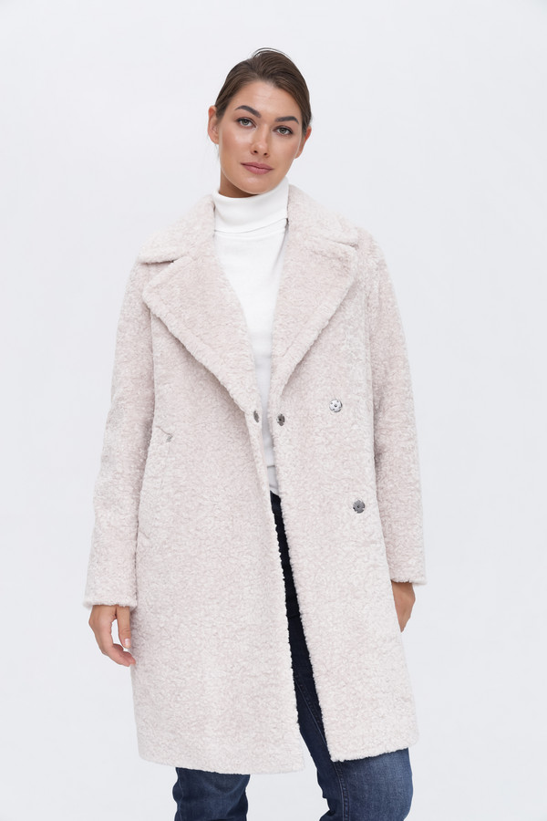 Пальто Electra style, размер 42, цвет розовый