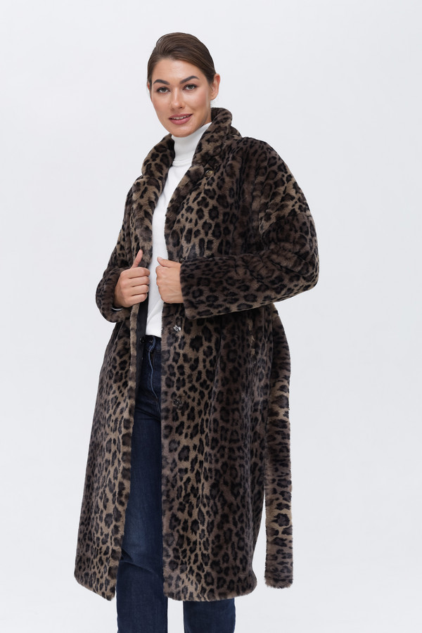 Пальто Electra style, размер 44, цвет разноцветный - фото 1