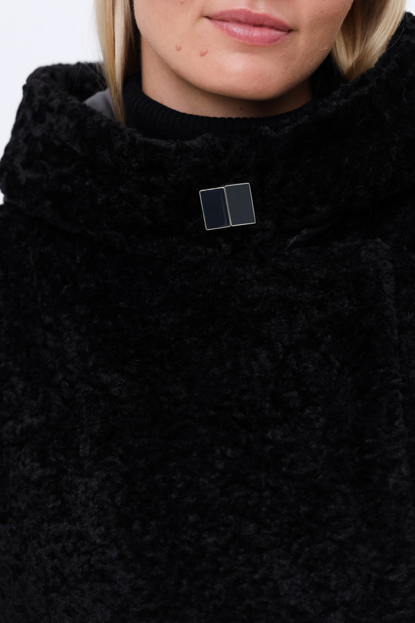 Пальто Electra style, размер 46, цвет чёрный - фото 7