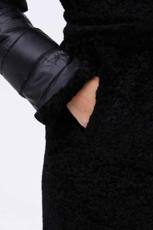 Пальто Electra style, размер 46, цвет чёрный - фото 8