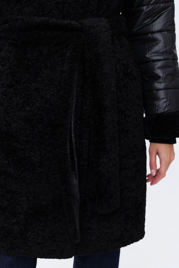 Пальто Electra style, размер 46, цвет чёрный - фото 9